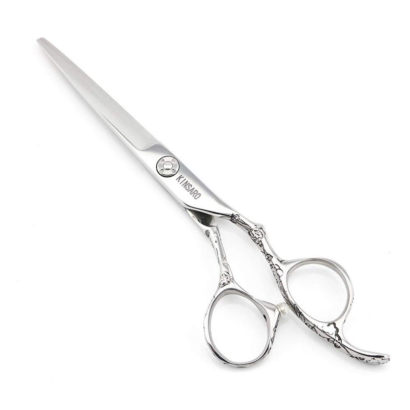 KINSARO Hair Scissors 6 Inch Professional Barber Hair Cutting Scissors hairdresser haircut scissors 440C Barber Shears Rose handle KINSARO for Hairdresser Barbershop or Home Use - Image 1